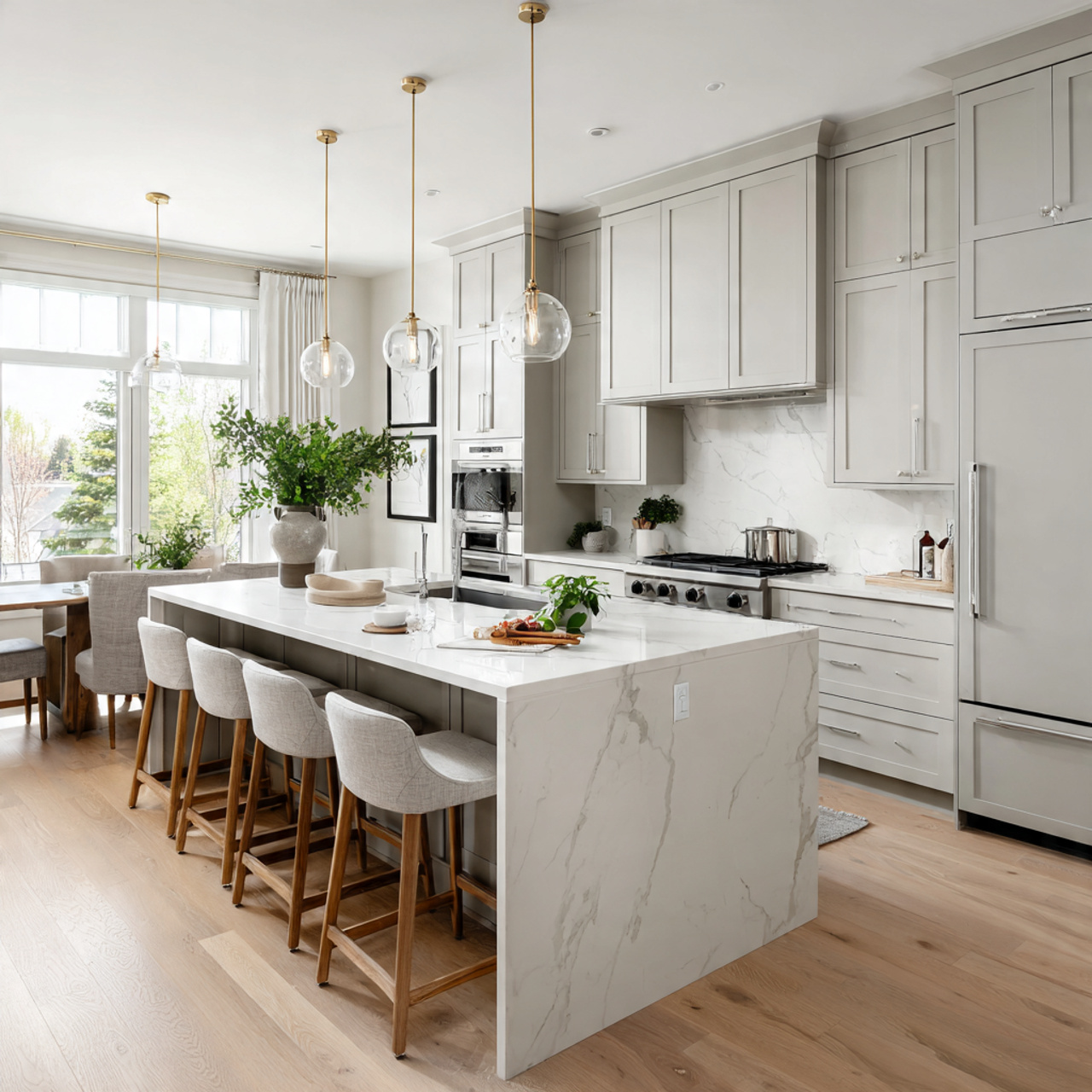 Grey and White Kitchen Ideas